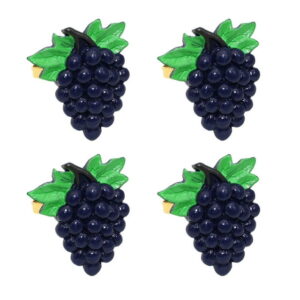 4 Pcs Napkin Buckles Fruit Shape Napkin Ring Party Delicate Napkin Clasps