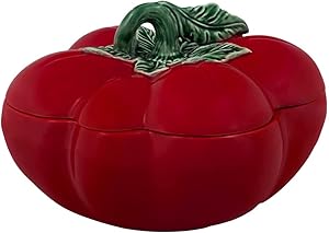 Bordallo Pinheiro Tomato Earthenware 4.5 Liter Soup Tureen