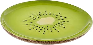 Servette Home Ceramic Cherry Decorative Plate Small Appetizer Salad or Dessert Plate