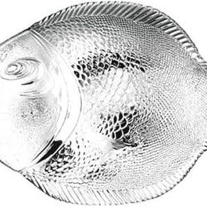 Pasabahce Marine Crystal Clear Glass Fish Shaped Dish Plate 10258