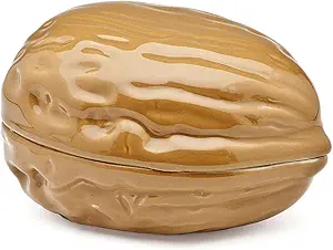 Godinger Snack Dish, Candy Dish, Snack Bowl, Candy Bowl Mint Dish, Chocolate Dish, Porcelain Walnut