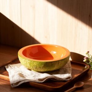 Cantaloupe Deep Fruit Bowl