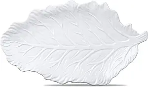 tag Lettuce Platter 12.07inLx7.05inWx1.2inH WHITE