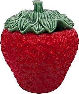 Bordallo Pinheiro Strawberry Earthenware 4 Liter Soup Tureen