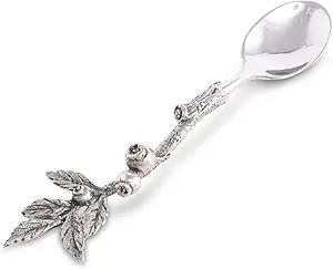 Vagabond House Pewter Metal Blueberry Jam/Jelly/Fruit/Dip Spoon Coffee and Tea Service 5.5 inch Long