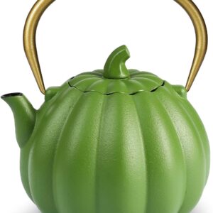 Pumpkin Cast Iron Teapot