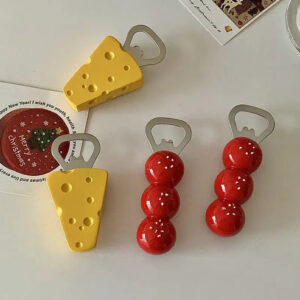 Cheese + Tomato Shape Beer Bottle Opener