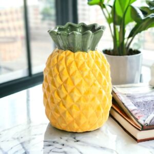 Ceramic Pineapple Stem Vase